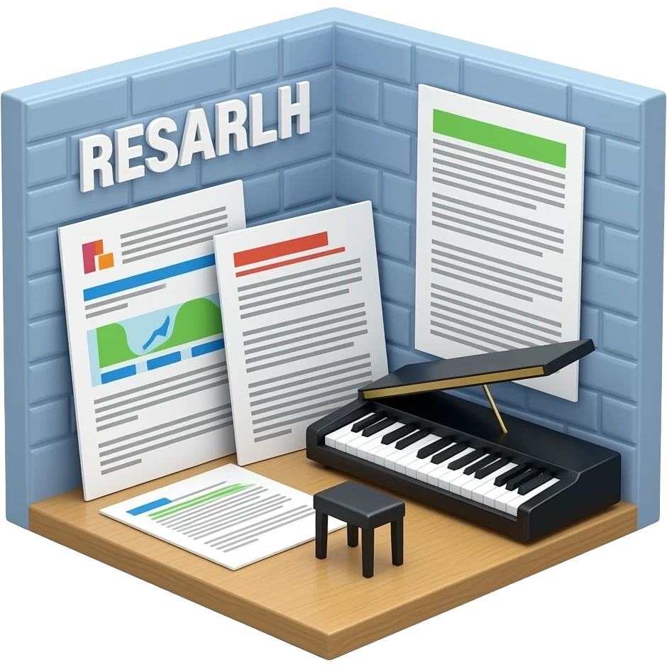 This is nice, but the reports and documents are in the center, and I wish the piano and keyboard used in Rock Band were smaller—after all, the main purpose is the research journal! emoji
