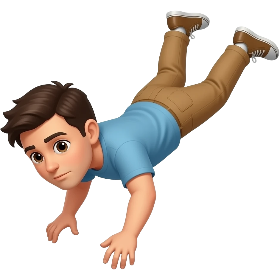 Human fall emoji