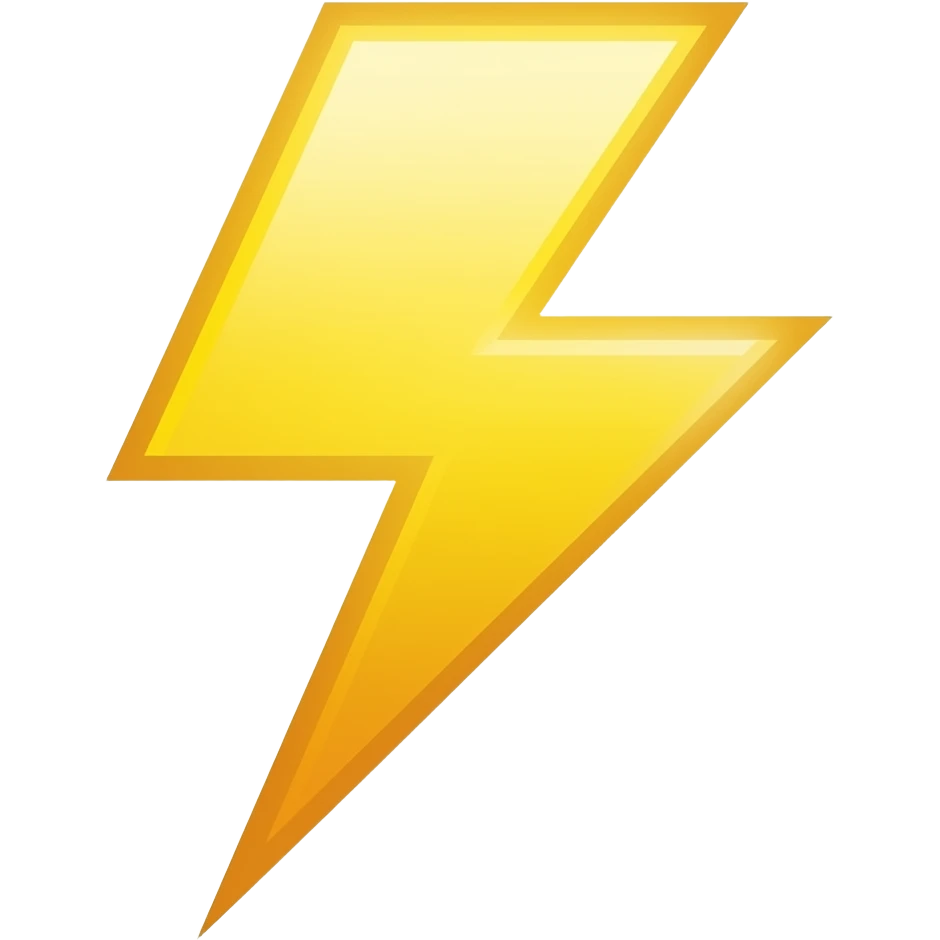 lightening emoji