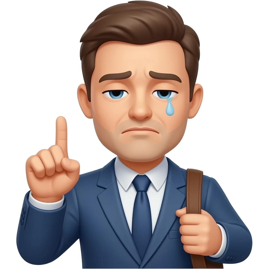 clock out with tired looking face emoji