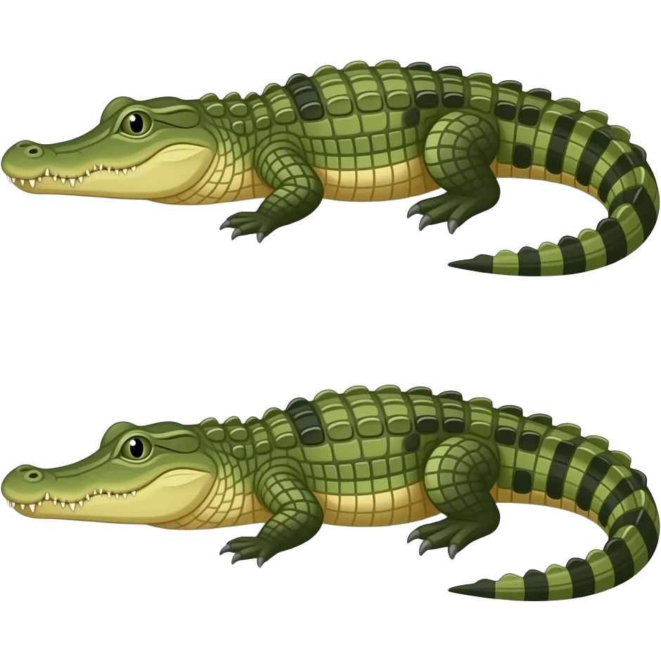 Crocodile alligator emoji