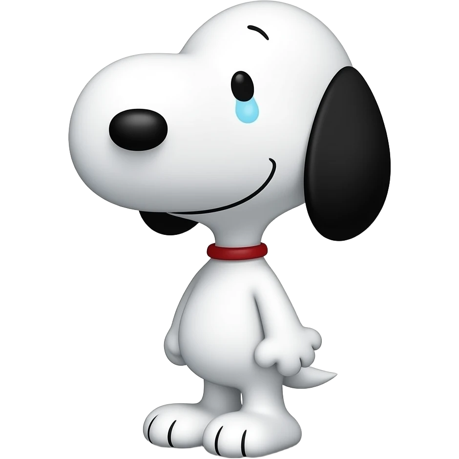 snoopy sad emoji