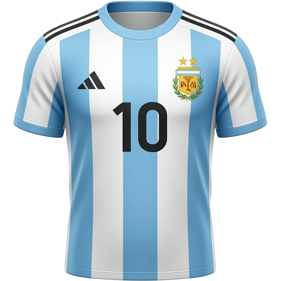 argentina jersy without body emoji