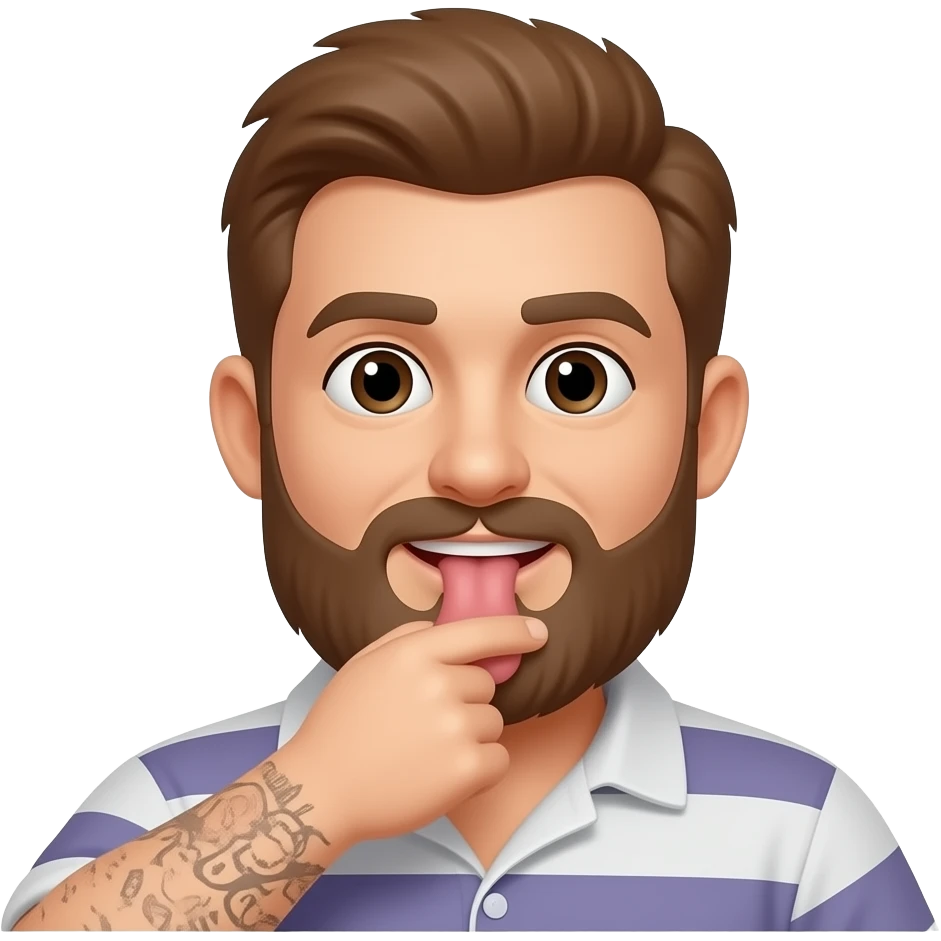 Masterbating emoji