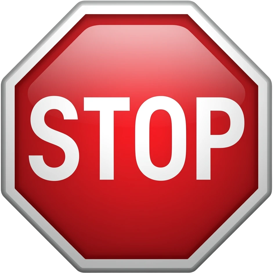 + Stop emoji