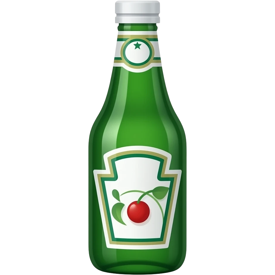 green ketchup bottle emoji