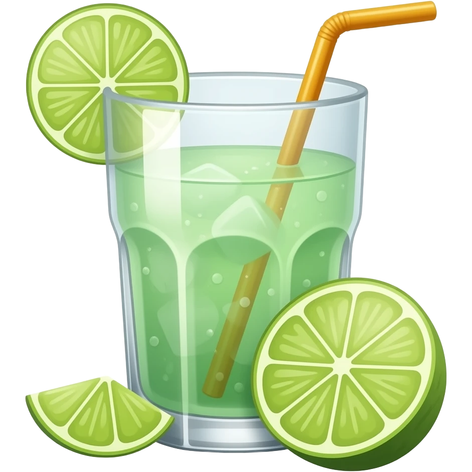 Mint juice emoji