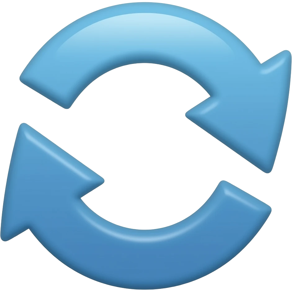 blue counterclockwise arrow emoji
