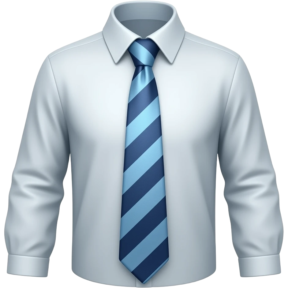 Make a blue tie by itself with no shirt with it emoji