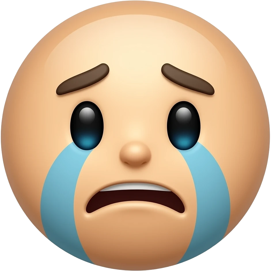 😭 emoji