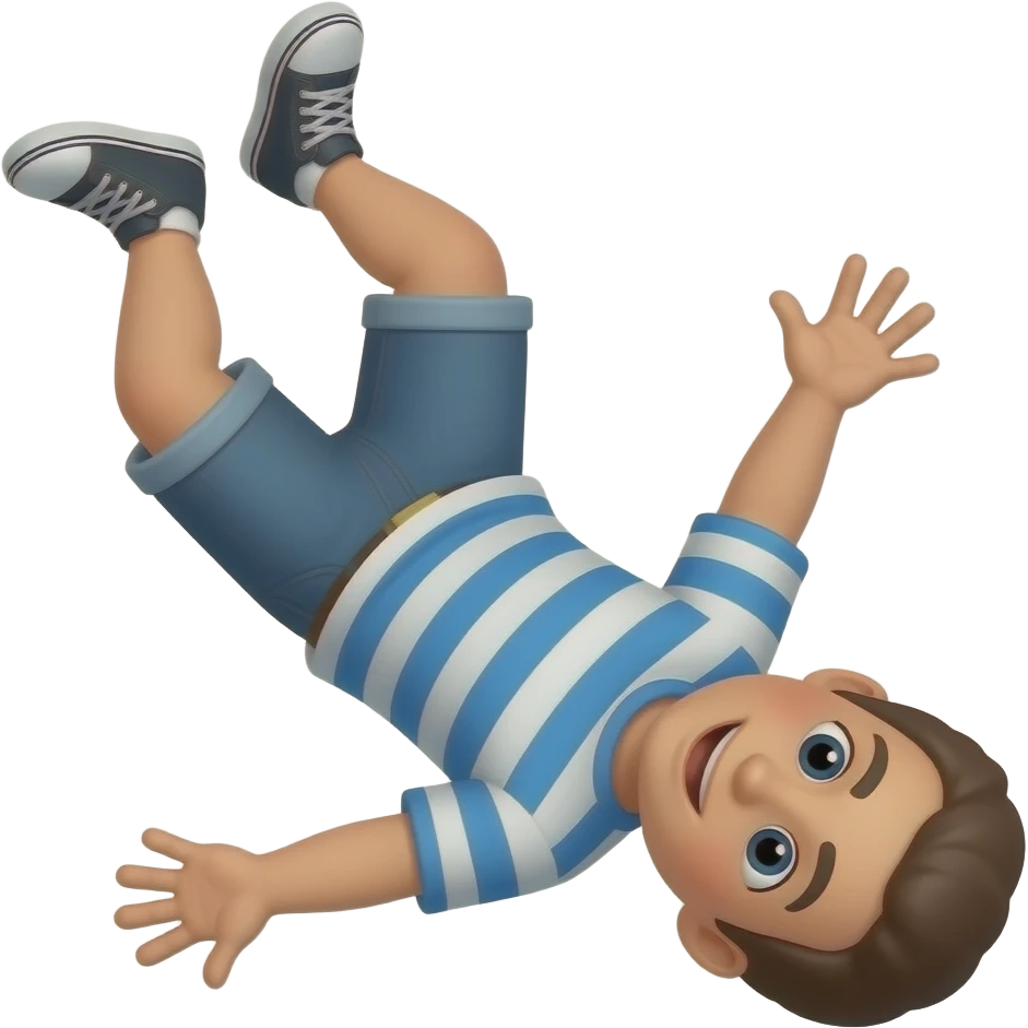 Falling emoji