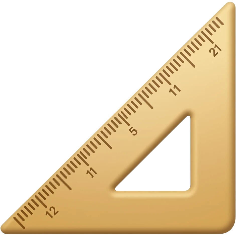 triangle ruler emoji