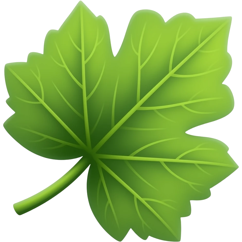 PUMPKIN GREEN  LEAF emoji