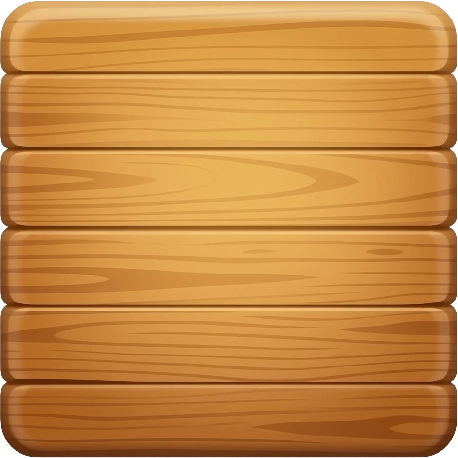 tabla de madera emoji