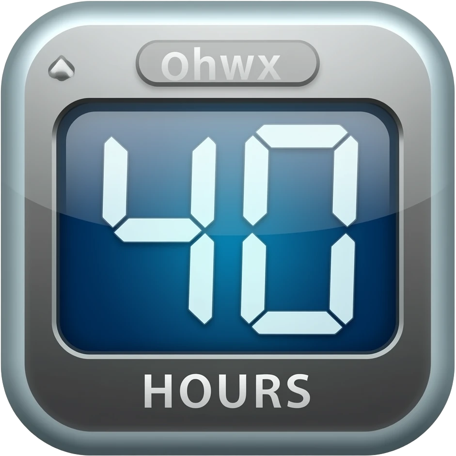 40h timer emoji