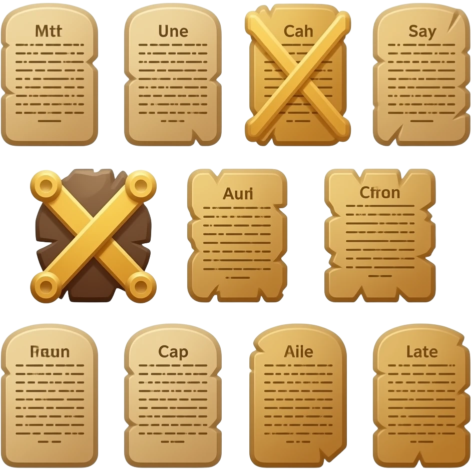 ten commandments tablets emoji