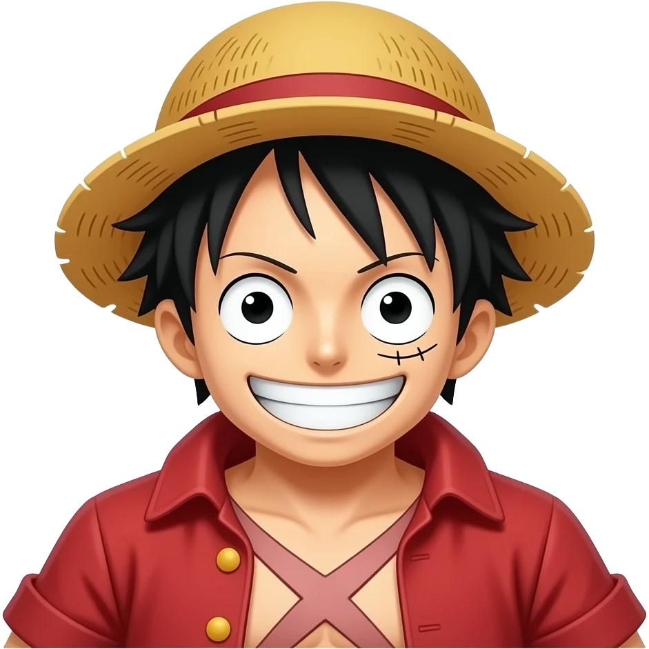 Luffy's fat emoji