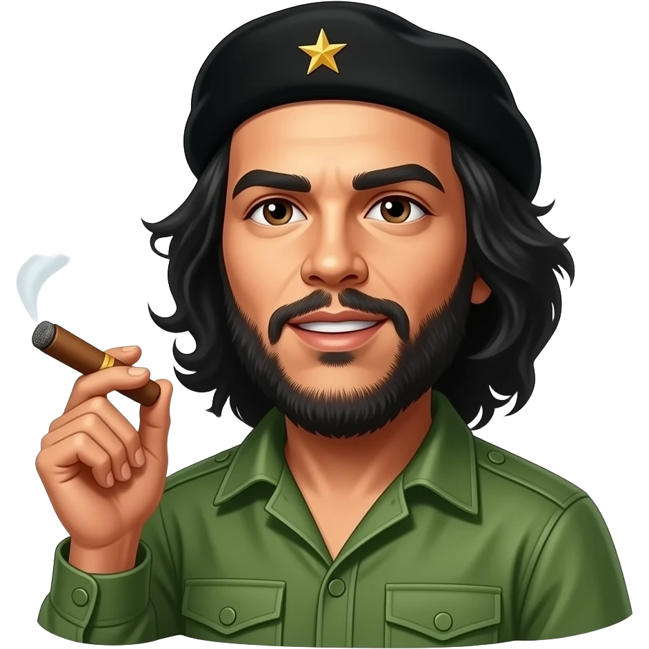 che guevara smile cigar emoji
