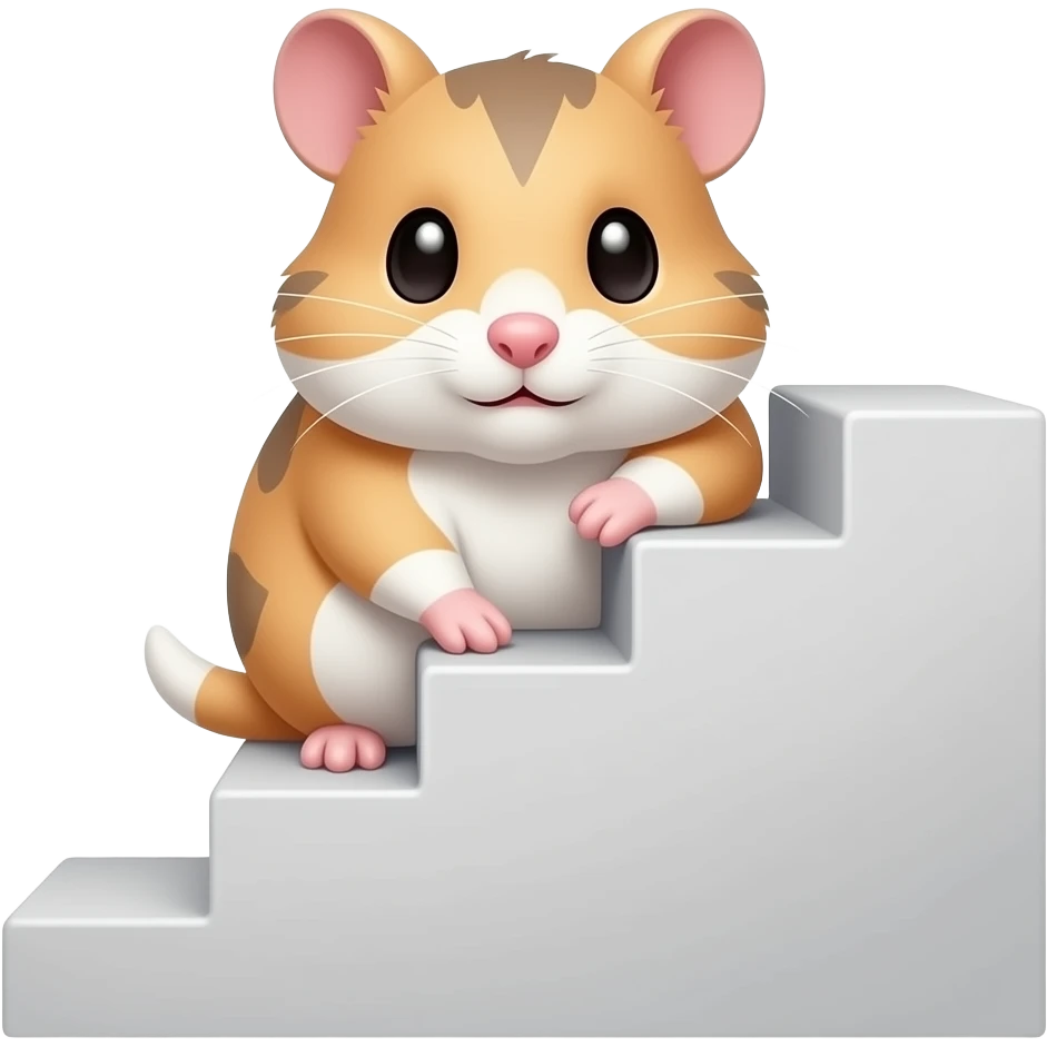 hamster stairs emoji