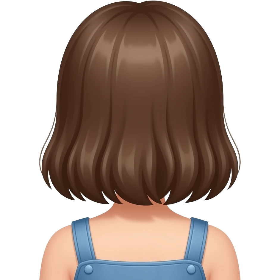 Girl back emoji