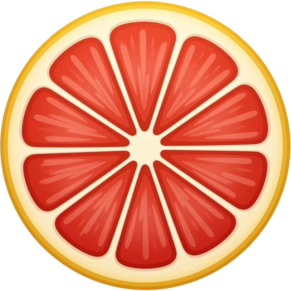 Grapefruit emoji