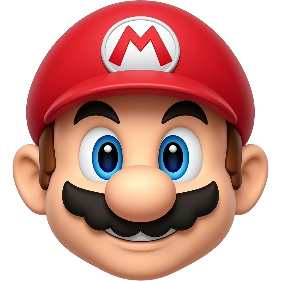 Super mario face emoji