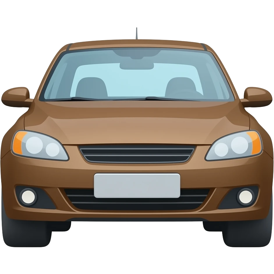brown car emoji