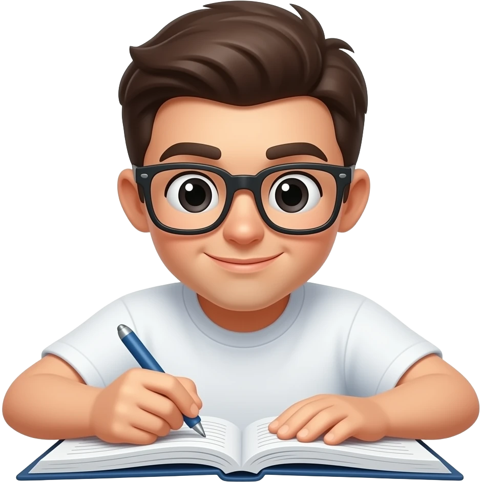 studying hard emoji
