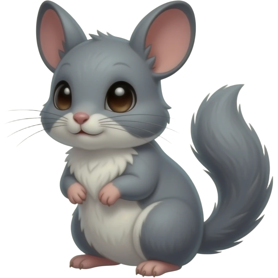 gothic cute chinchilla emoji