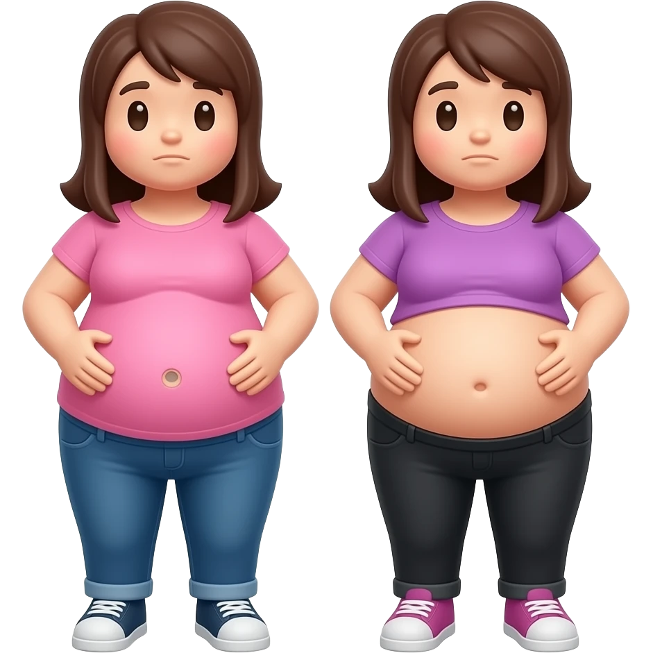 Two female robloxians with full & fat pregnant looking bodies after ...