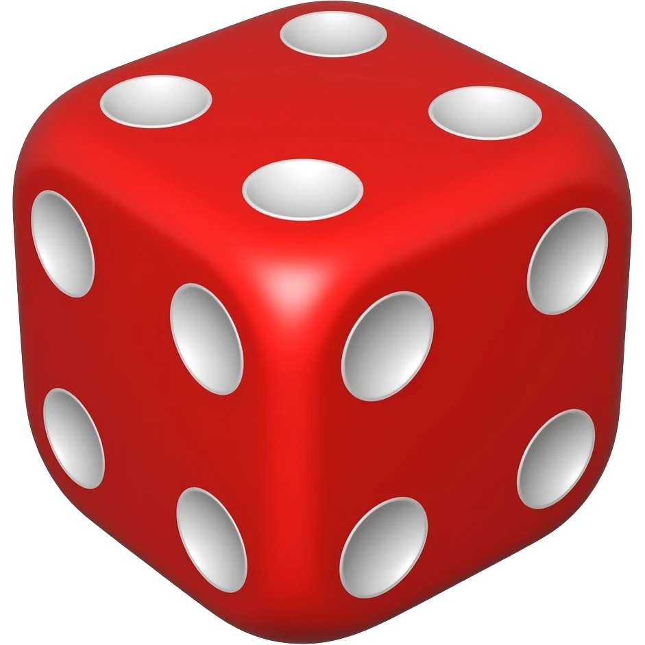 red dice emoji