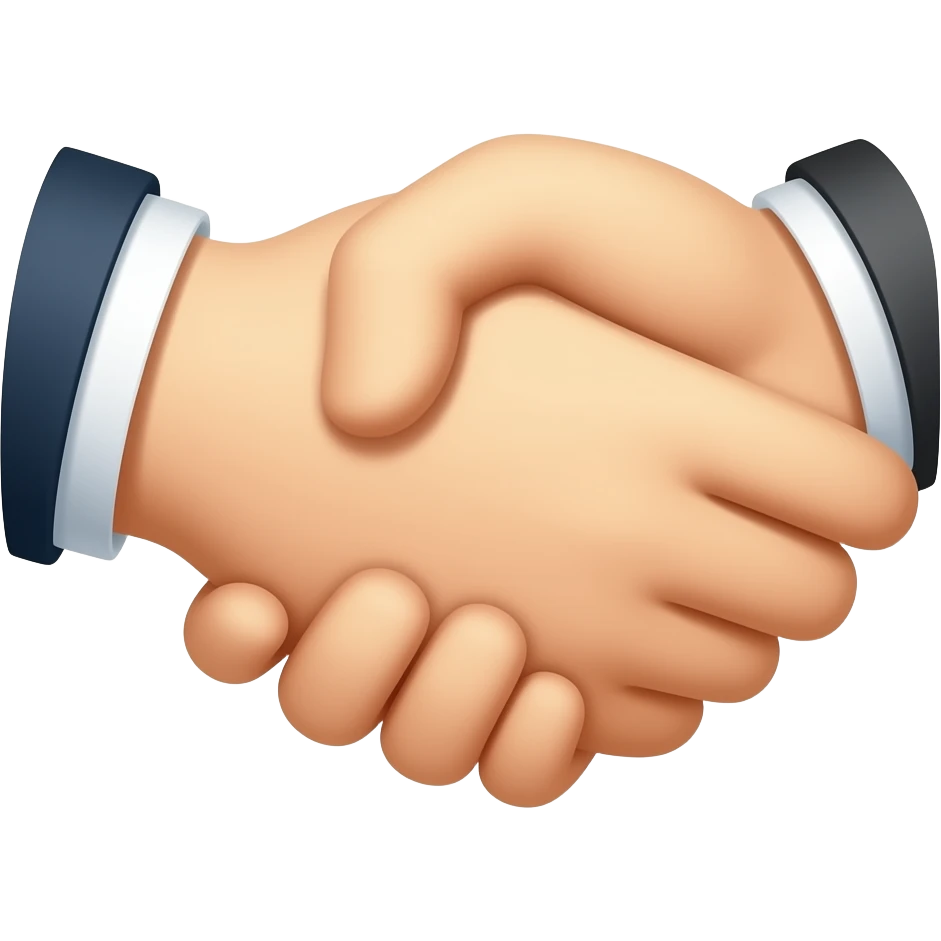 Shake hands emoji