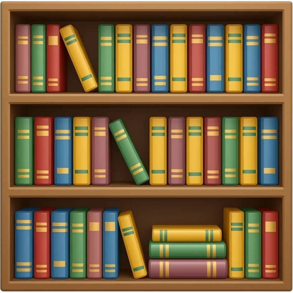 bbook shelf emoji