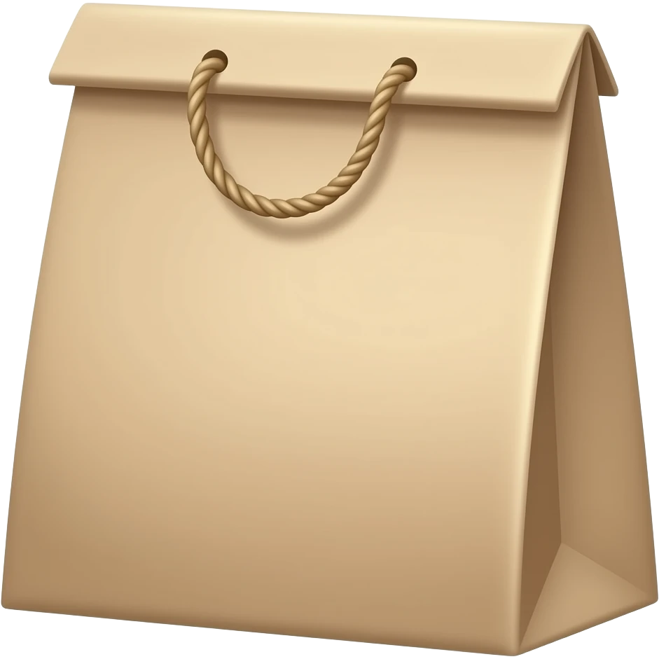 paper bag emoji