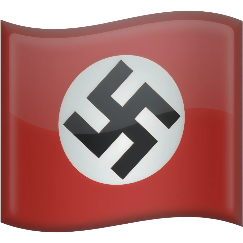 Nazi flag of hetler , but right here no need flag but logo, only need inside design emoji