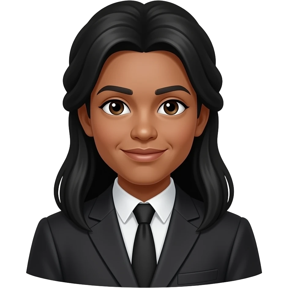 black fortune teller emoji