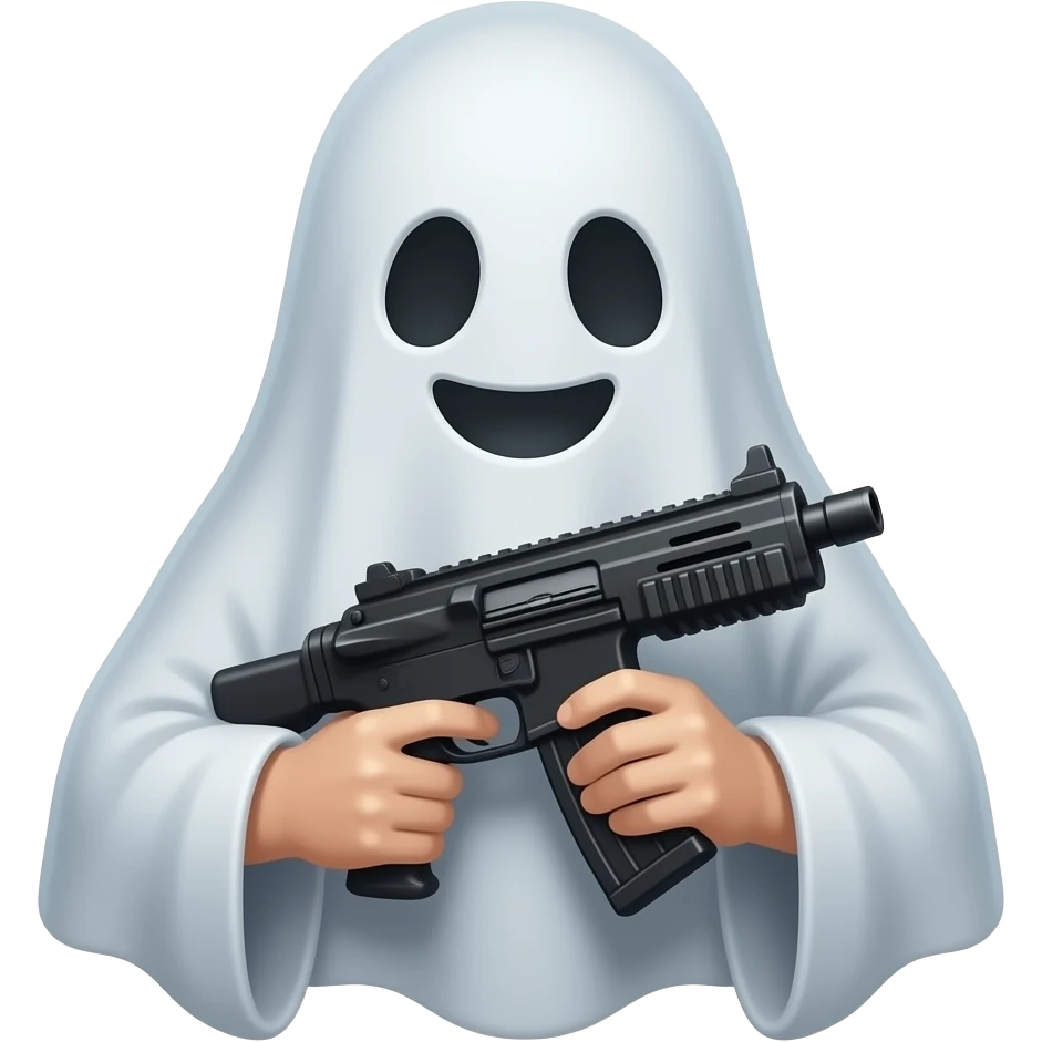 👻 Con arma emoji