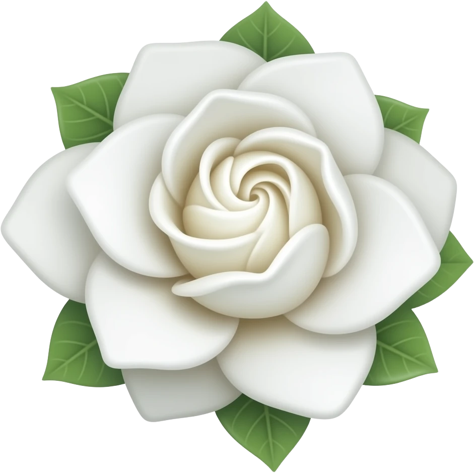 Gardenya çiçeği emoji