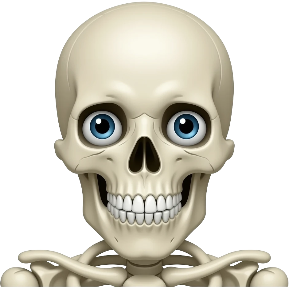 Cartoon dead emoji