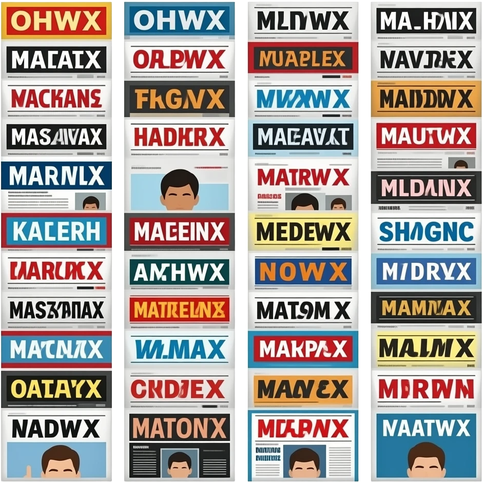 press magazines composition emoji