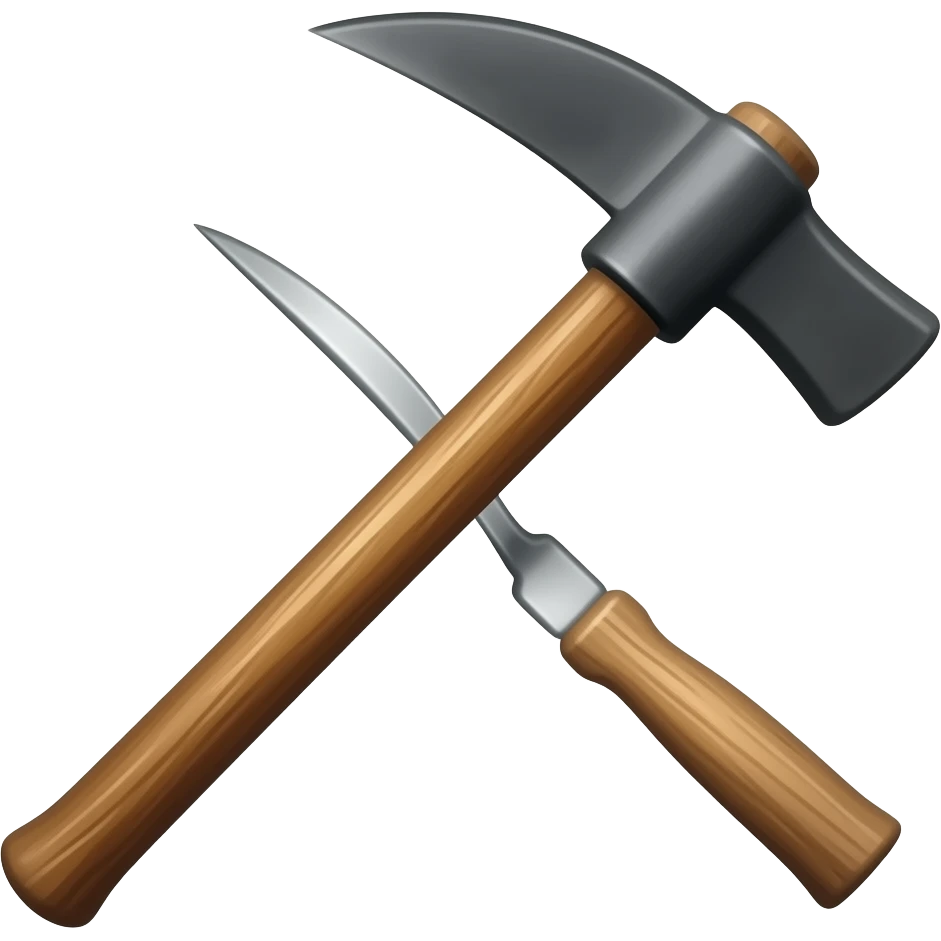 pickaxe emoji