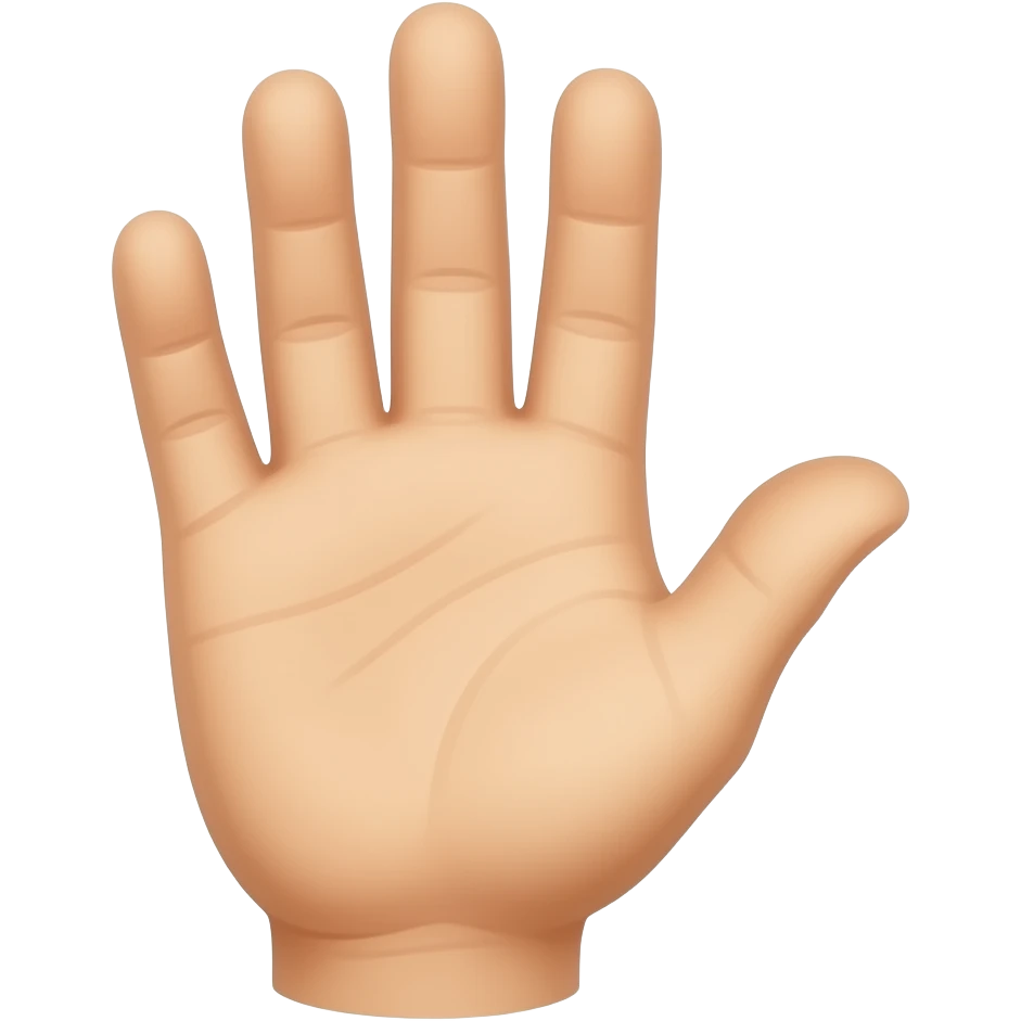 A yapper hand emoji