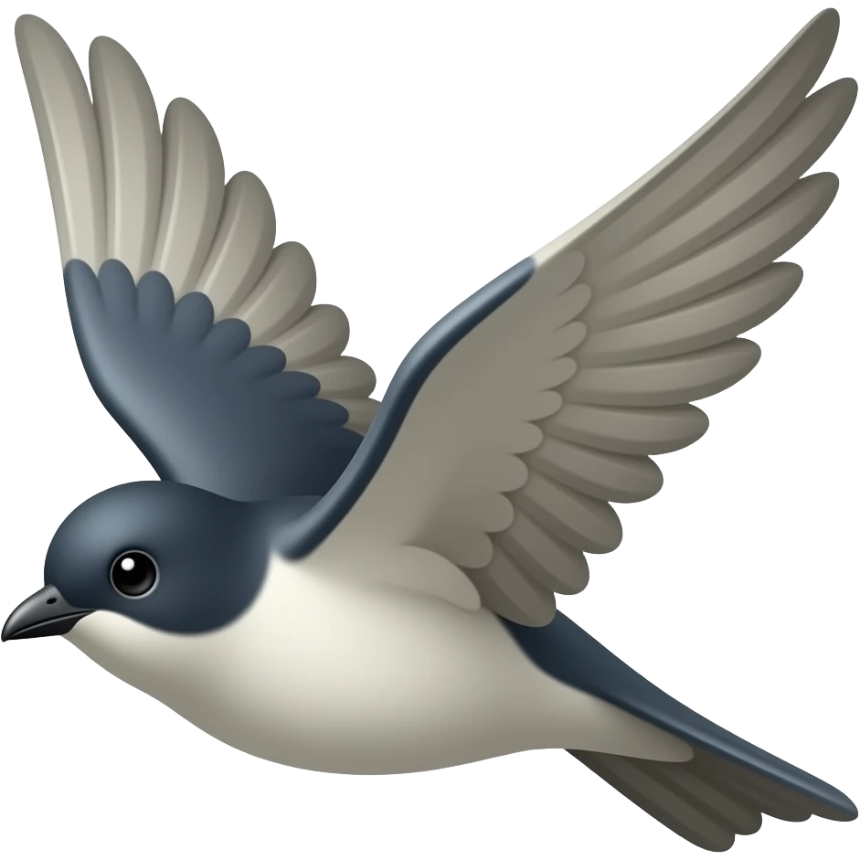 flying bird emoji