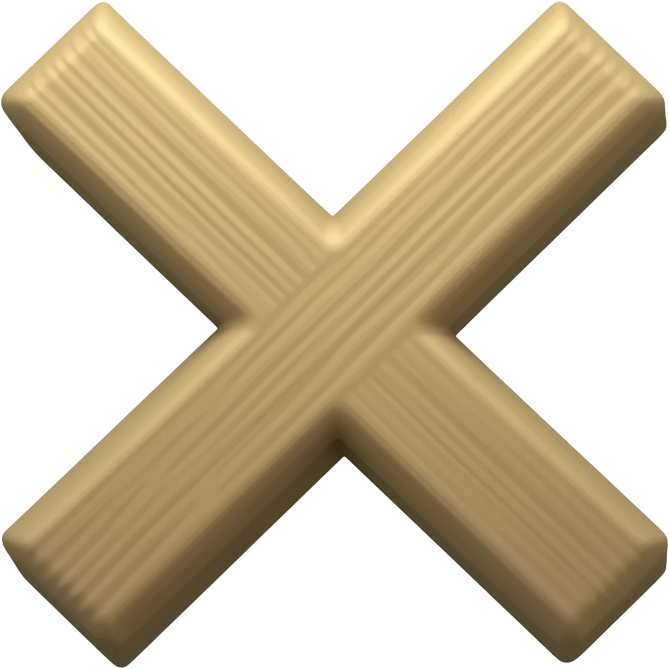 Upside down cross emoji
