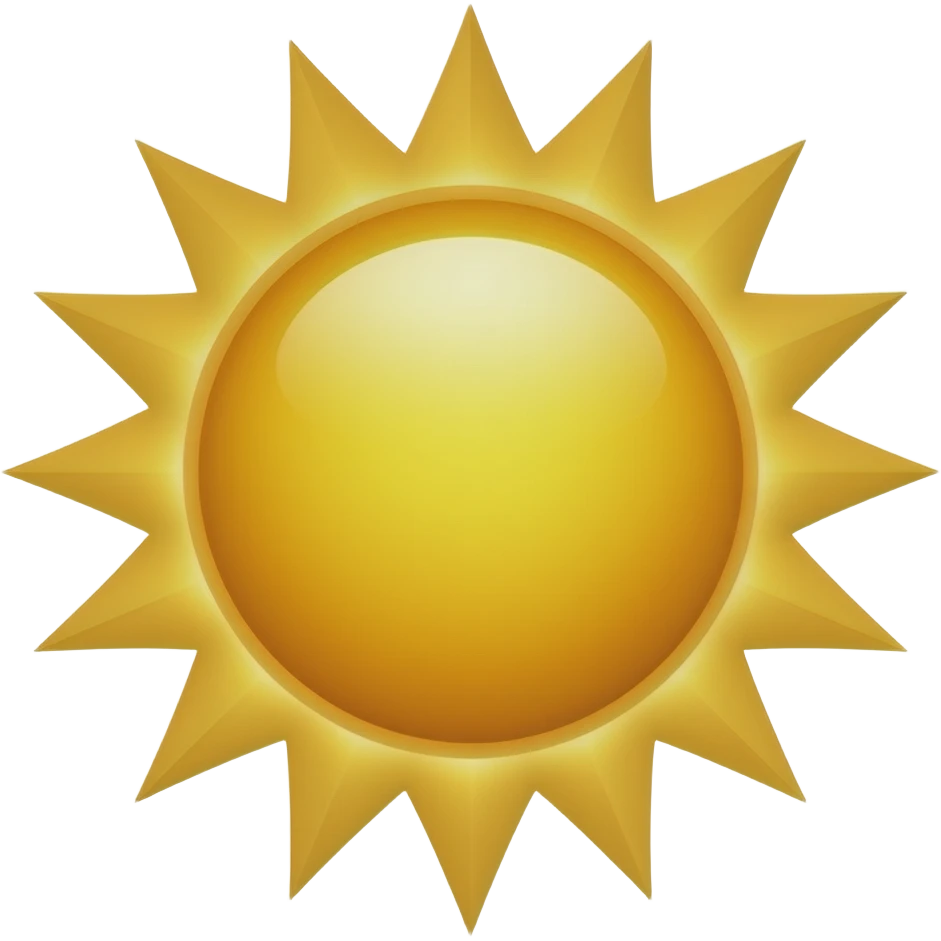 Sun emoji