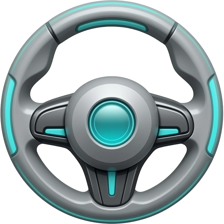 future steering wheel emoji