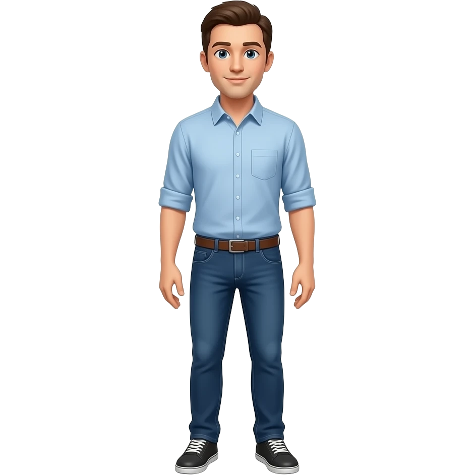 skinny  man full height emoji