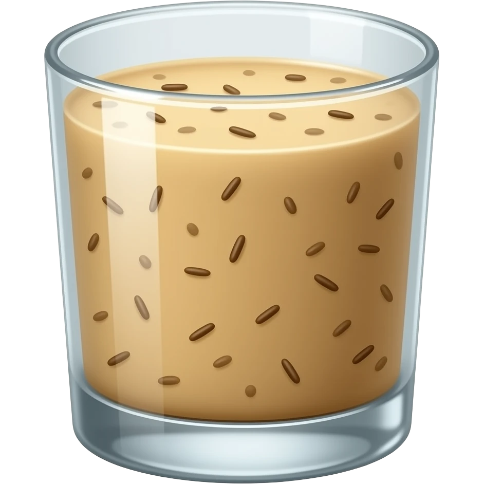 Sattu with a glass emoji