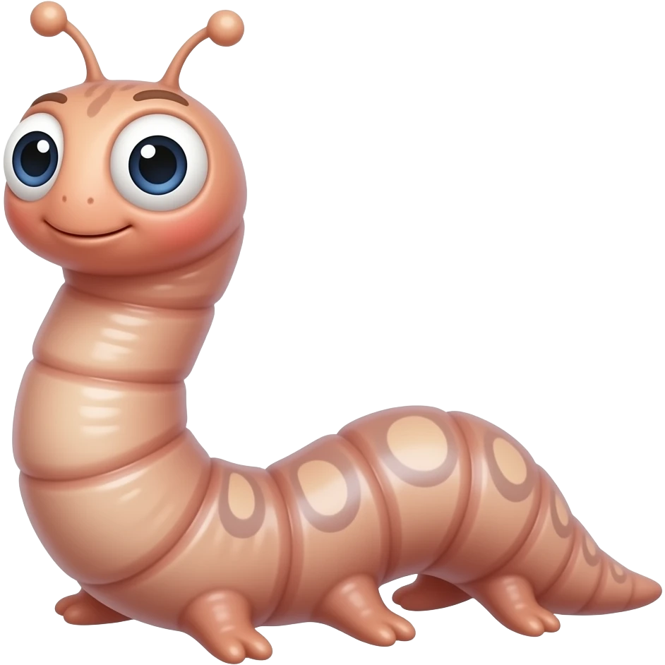 Worm emoji