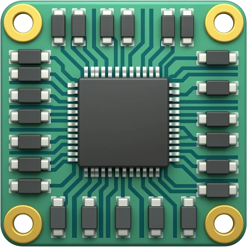 camera inspecting a PCB emoji